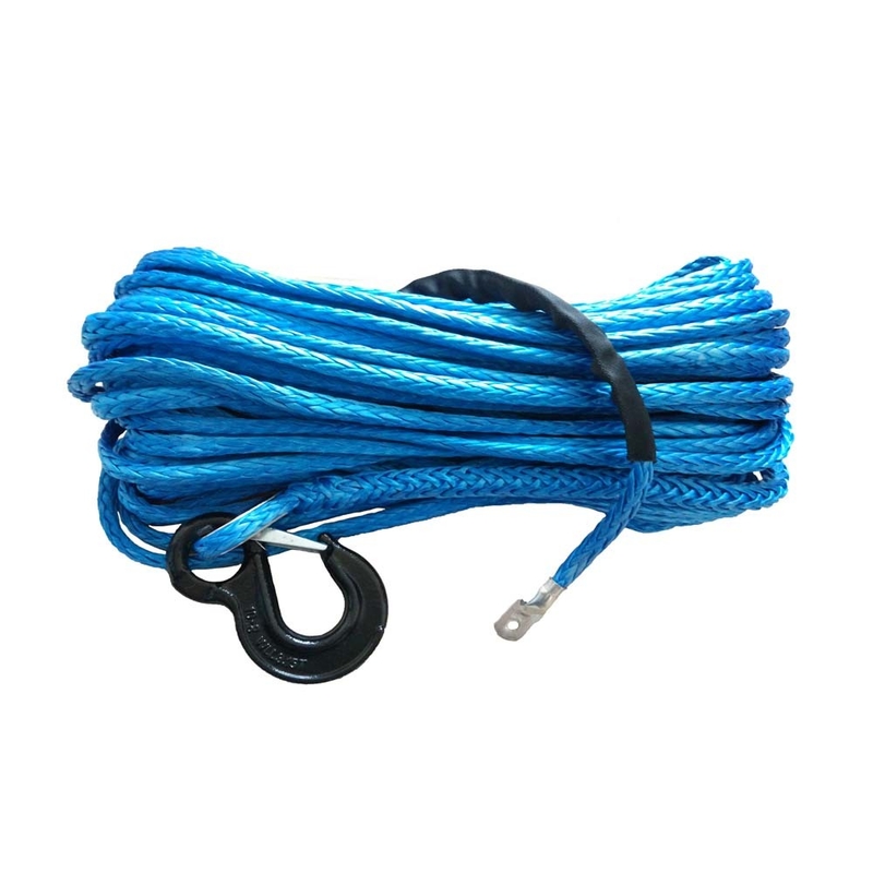Ship Towing Synthetic Winch Line 14mm*40m , Boat Winch Cable Easy Handling