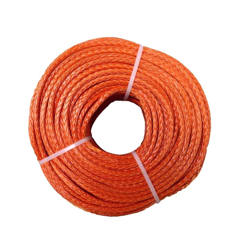 200m Orange Hmpe Mooring Lines High Strength Weight Ratio Safe Stable